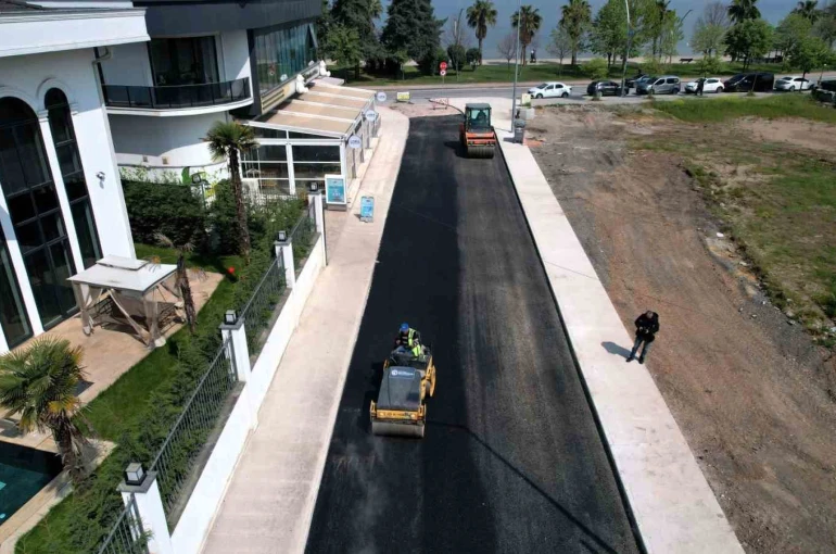 Başiskele Sahili’nde trafik ve yaya düzeni yenileniyor