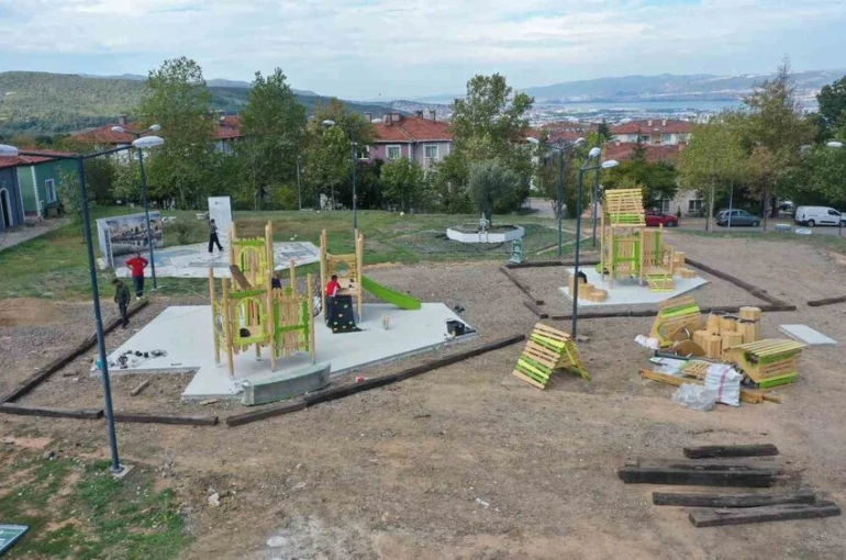 Başiskele’de yeni çocuk parkı yapılıyor