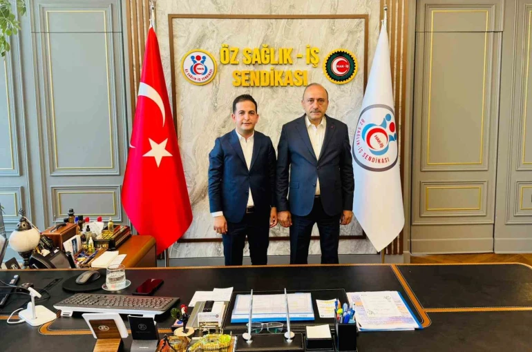 Başkan Aküzüm, HAK-İŞ Genel Başkan Yardımcısı Sert ile bir araya geldi