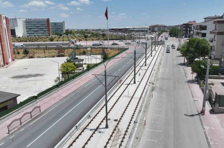 Başkan Altay: "Adliye-Şehir Hastanesi tramvay uzatma hattında test sürüşleri öncesi son aşamaya geldik"