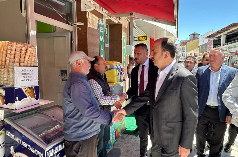 Başkan Altay Cihanbeyli ve Kulu’yu ziyaret etti