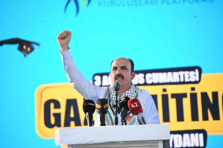Başkan Altay İsrail’in Gazze soykırımının 2. yılında yeni bir seferberlik çağrısı yaptı