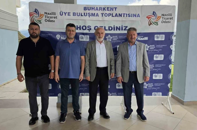 Başkan Arslan, Buharkent’te oda üyeleri ile buluştu