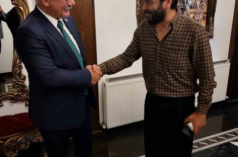 Başkan Arslan’dan "Çırak" dizisi setine ziyaret 