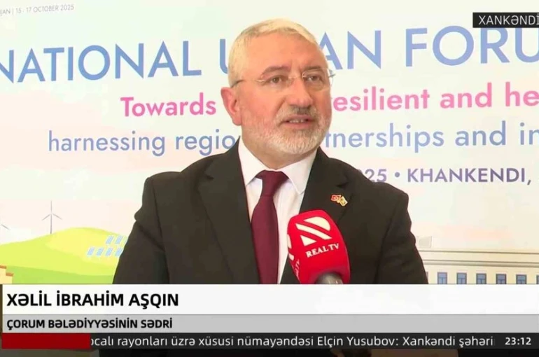 Başkan Aşgın, Azerbaycan’daki 3. Ulusal Şehircilik Forumu’nda Çorum’u temsil etti