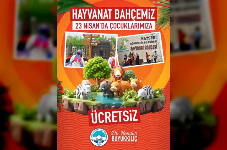 Başkan Büyükkılıç’tan çocuklara ‘23 Nisan’ jesti