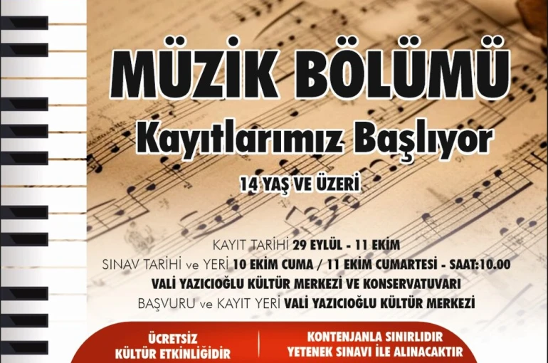 Başkan Çerçioğlu’ndan müzikseverlere davet