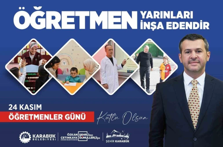 Başkan Çetinkaya’dan 24 Kasım Öğretmenler Günü mesajı