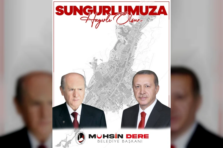Başkan Dere duyurdu: Sungurlu’nun geleceğine yön verecek revizyon imar planında süreç tamamlandı