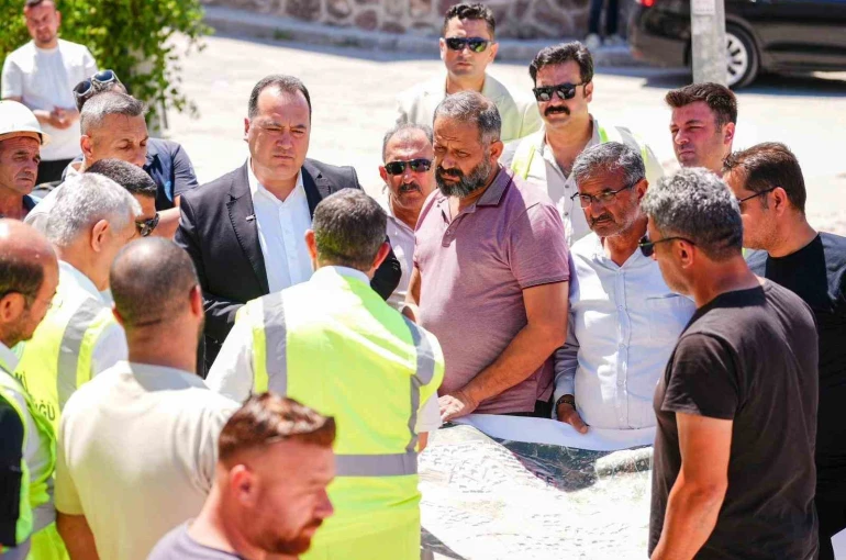 Başkan Dutlulu Akgedik TOKİ 2. Etap’ta altyapı çalışmalarını inceledi