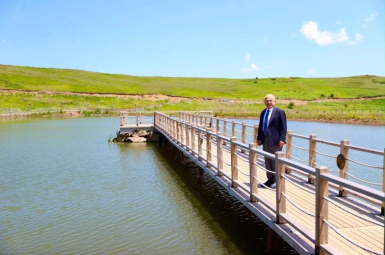 Başkan Güler: "Ordumuzu göletlerle güzelleştirip, kuraklığa önlem alıyoruz"