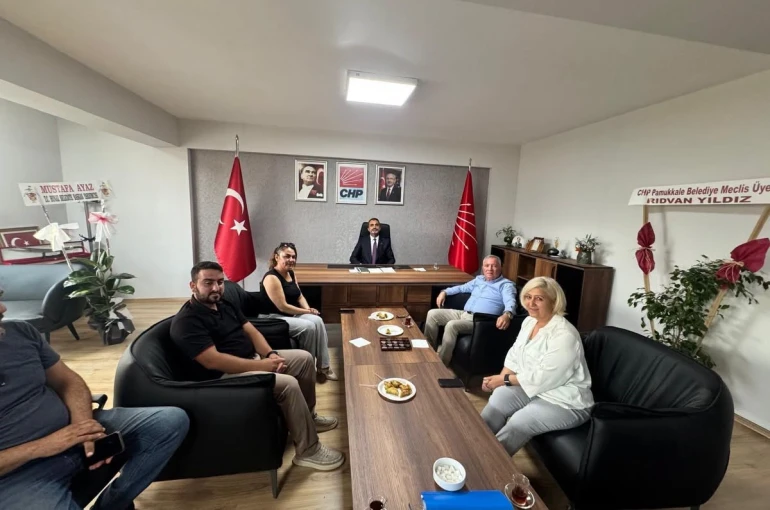Başkan Kepenek, CHP Denizli İl Başkanı Oran’a ziyaret etti