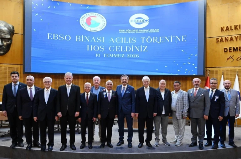 Başkan Maraş, EBSO’nun yeni hizmet binasının açılışına katıldı