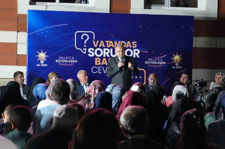 Başkan Özlü mahalle toplantılarını Sancaklar ile sürdürdü
