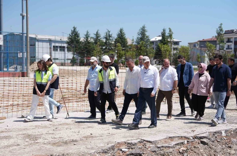 Başkan Özlü’den projelere yakın takip