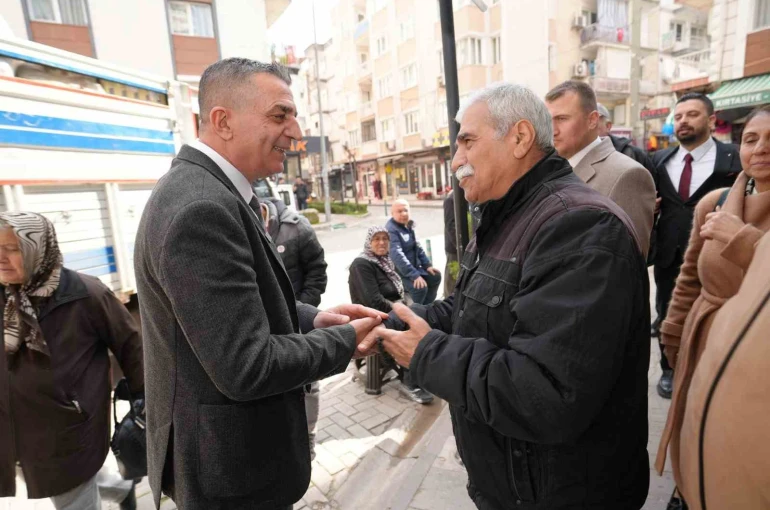 Başkan Şimşek esnafın sorunlarını dinledi