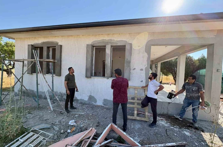 Başkan Ulutaş devam eden yatırımları inceledi