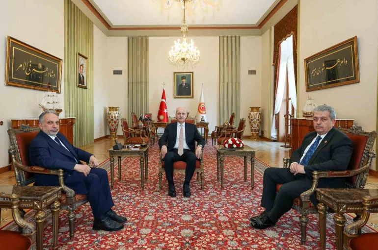 Başkan Yalçın’dan Meclis Başkanı Kurtulmuş’a anlamlı ziyaret