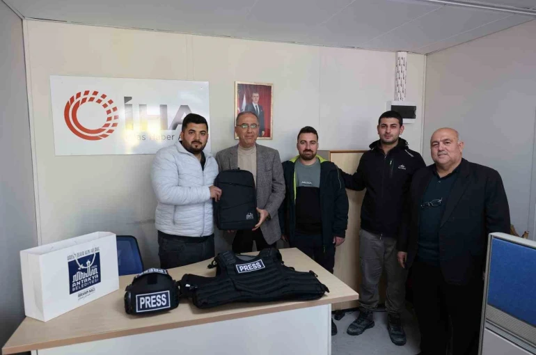 Başkan Yapar’dan İhlas Haber Ajansı ekibine teşekkür