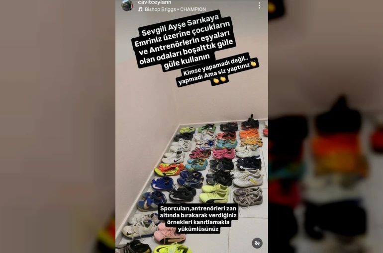 Başkanın talimatıyla sporcu ve antrenörlerin odaları boşaltıldı