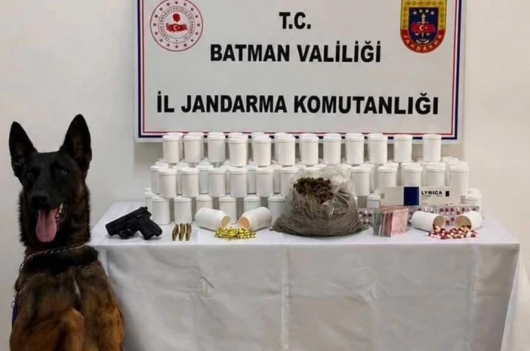 Batman’da 10 binden fazla uyuşturucu hap ele geçirildi
