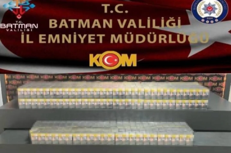 Batman’da kaçak sigara operasyonu