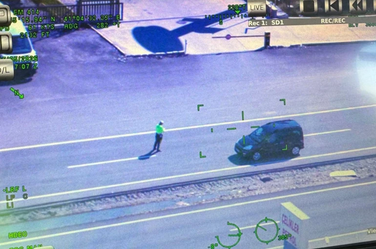 Batman’da Kurban Bayramı öncesi havadan trafik denetimi