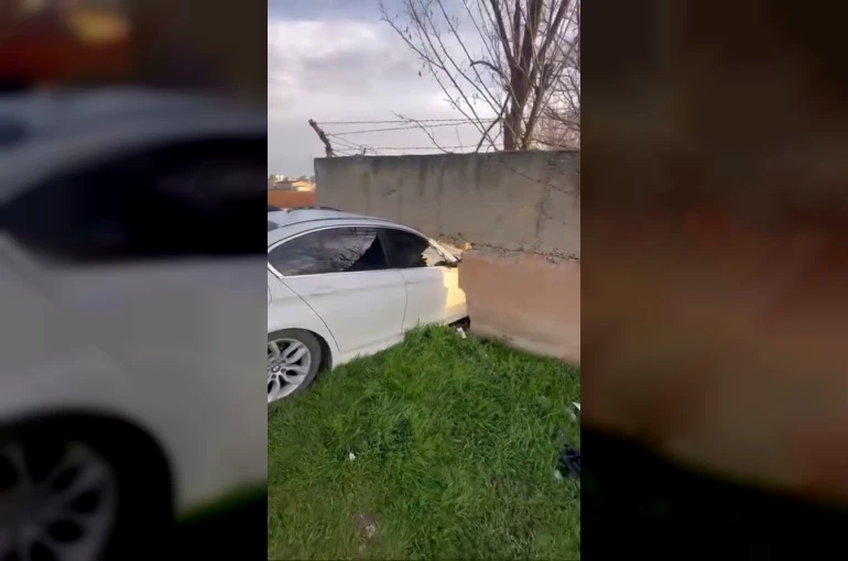 Batman’da otomobil ihata duvarına çarptı: 1 yaralı