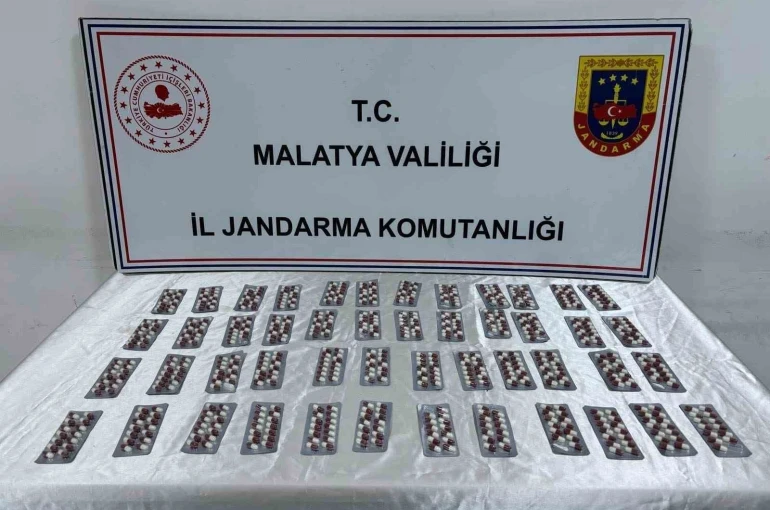 Battalgazi’de 661 adet sentetik ecza hapı ele geçirildi:1 gözaltı