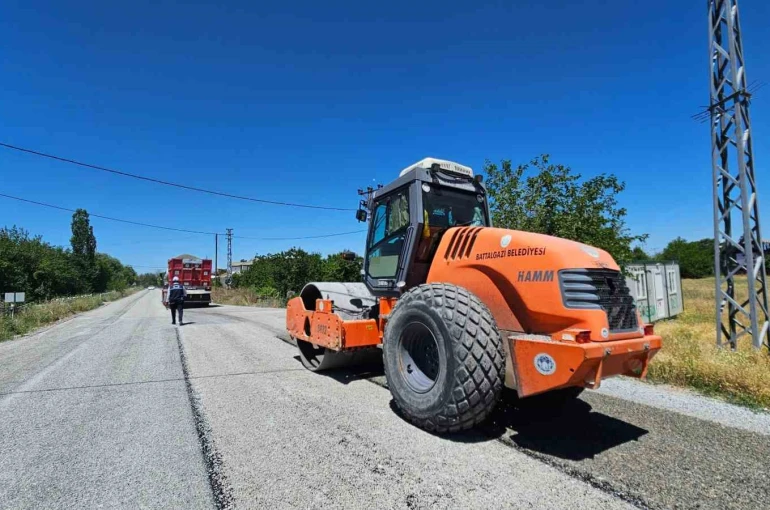 Battalgazi’de asfalt çalışmaları sürüyor