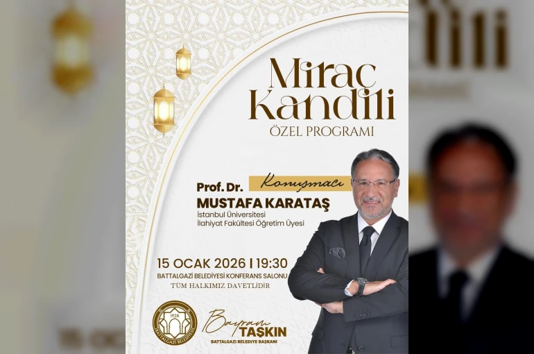 Battalgazi’de Miraç Kandili özel programı