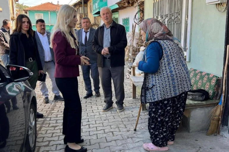Bayan Kaymakam köy köy dolaşıyor