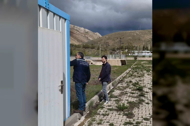 Bayburt’ta atık su arıtma tesisinde teknik inceleme yapıldı