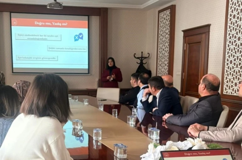 Bayburt’ta kadına yönelik şiddetle mücadele eğitimleri devam ediyor