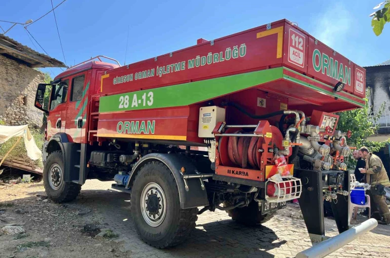 Bayındır’da, orman yangınlarına karşı Giresun’dan takviye