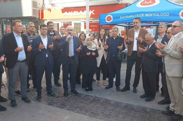 Bayraklı Müftülüğü’nden Gazze için yardım etkinliği