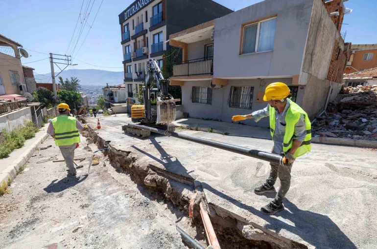 Bayraklı’da 35 kilometrelik içme suyu hattı yenileniyor