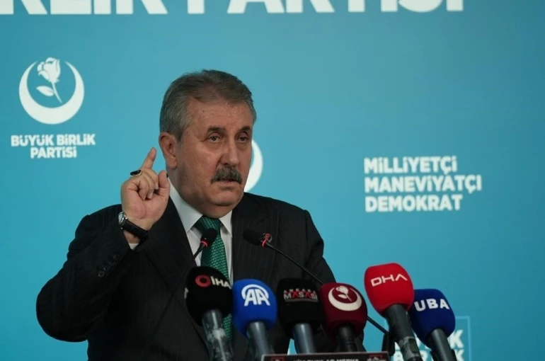 BBP Genel Başkanı Destici: "Gazze’deki soykırımın sorumluları mutlaka yargılanmalı"