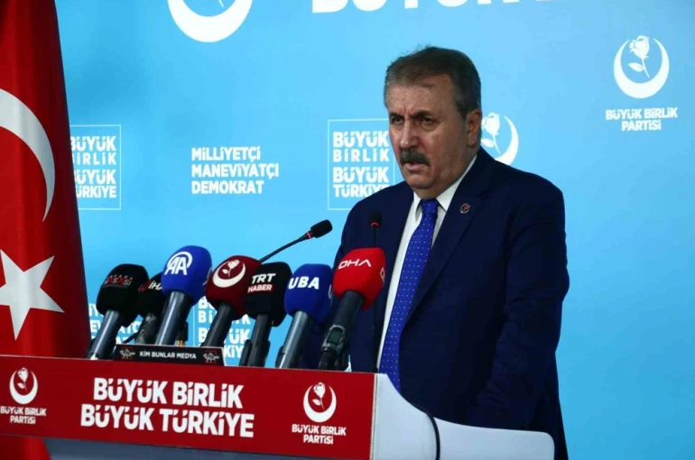 BBP Genel Başkanı Destici: "İspanya, İsrail ile ticaretini durdururken birçok İslam ülkesi hala ticaretini kesmedi"