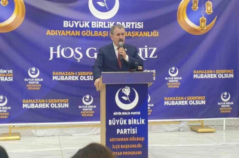 BBP Genel Başkanı Mustafa Destici’den İslam ülkelerine çağrı