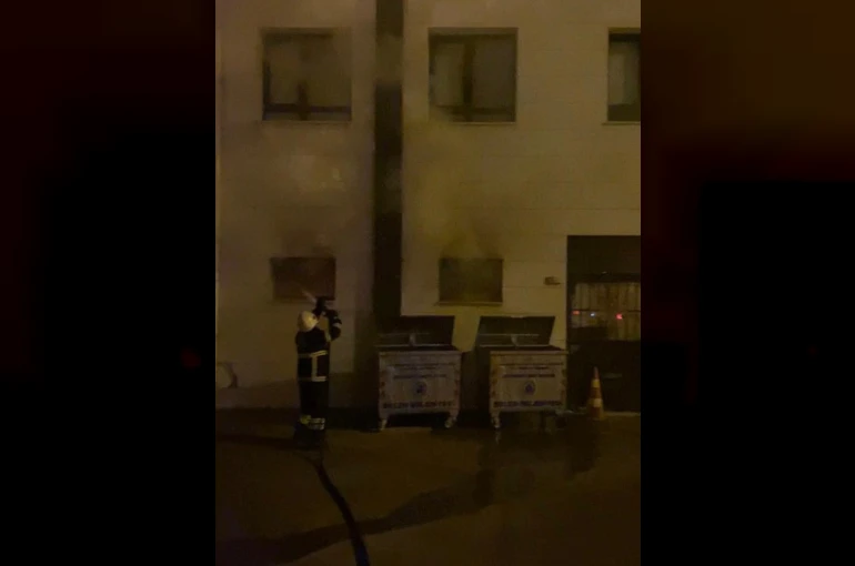 Belen’de okulda yaşanan yangın büyümeden söndürüldü