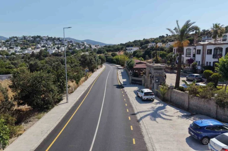 Bergamut Caddesi ile Derviş Görgün Caddesi’nde çalışmalar tamamlandı