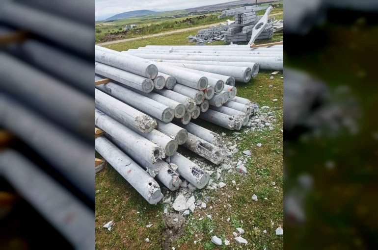 Beton direkleri kırdılar, 32 milyon liralık yatırımı engellediler