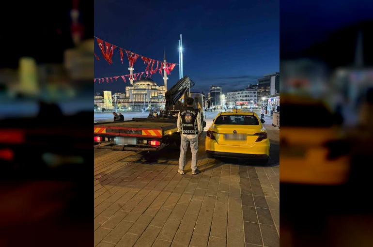 Beyoğlu’nda aracına turisti aldıktan sonra taksimetre açmayan şoföre 141 bin lira para cezası