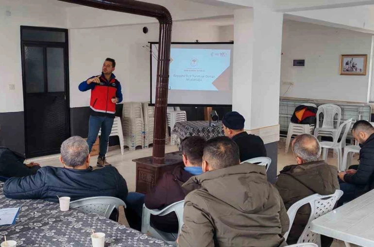 Beyşehir’de şap hastalığına karşı bilgilendirme yapıldı