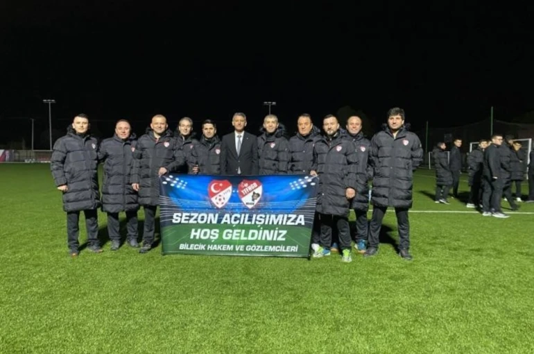 Bilecik futbol hakemleri sezonu Gölpazarı’nda başlattı