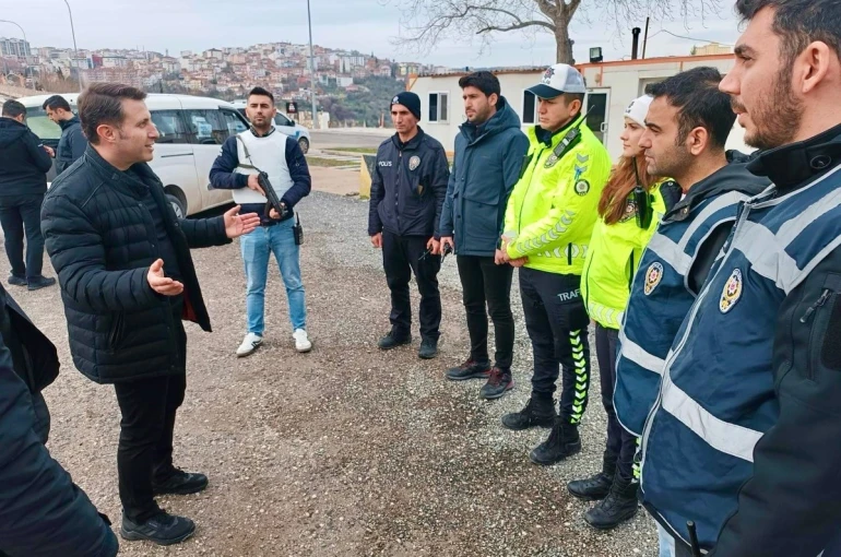 Bilecik İl Emniyet Müdürü Çağlar uygulama noktalarını inceledi