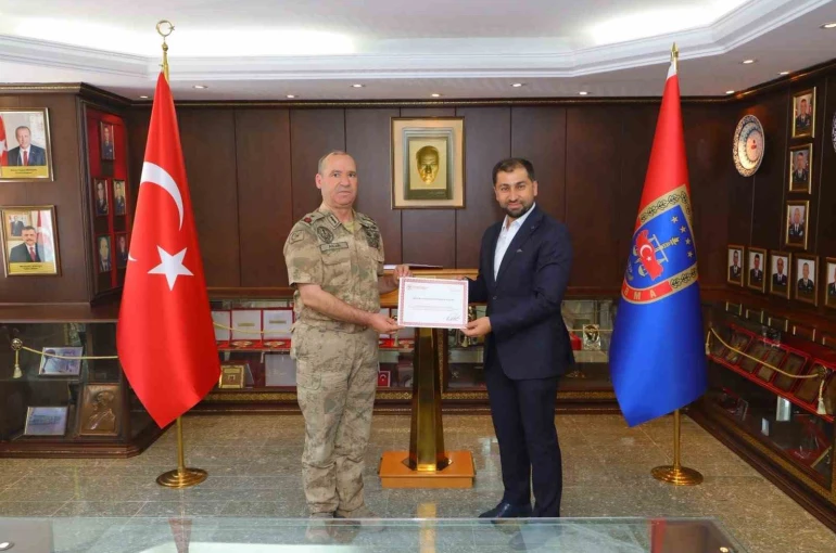 Bilecik İl Jandarma Eğitim Komutanlığı en yüksek puanla belge aldı