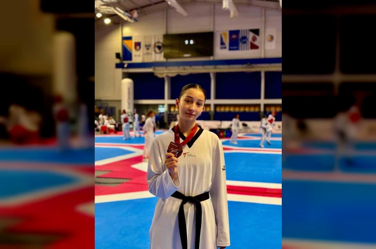 Bilecikli sporcu Avrupa üçüncüsü oldu