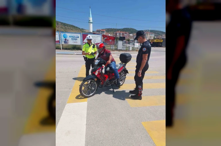 Bilecik’te 310 motosiklet sürücüsü kontrol edildi